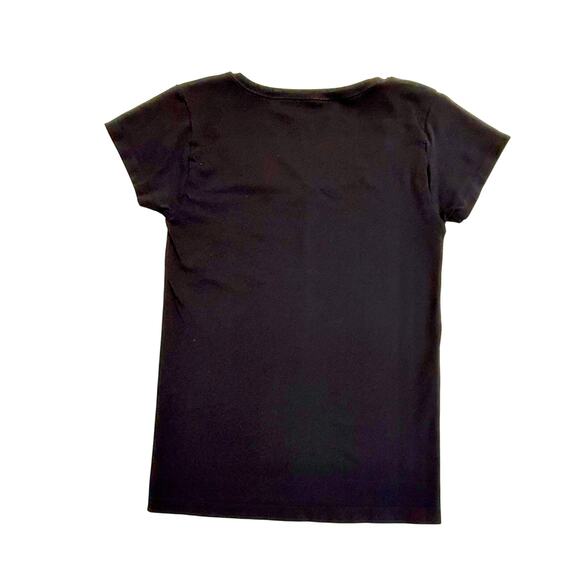WHBM Black Short Sleeve Essential Seamless Tee Size Small 🖤✨🖤 - Picture 6 of 7